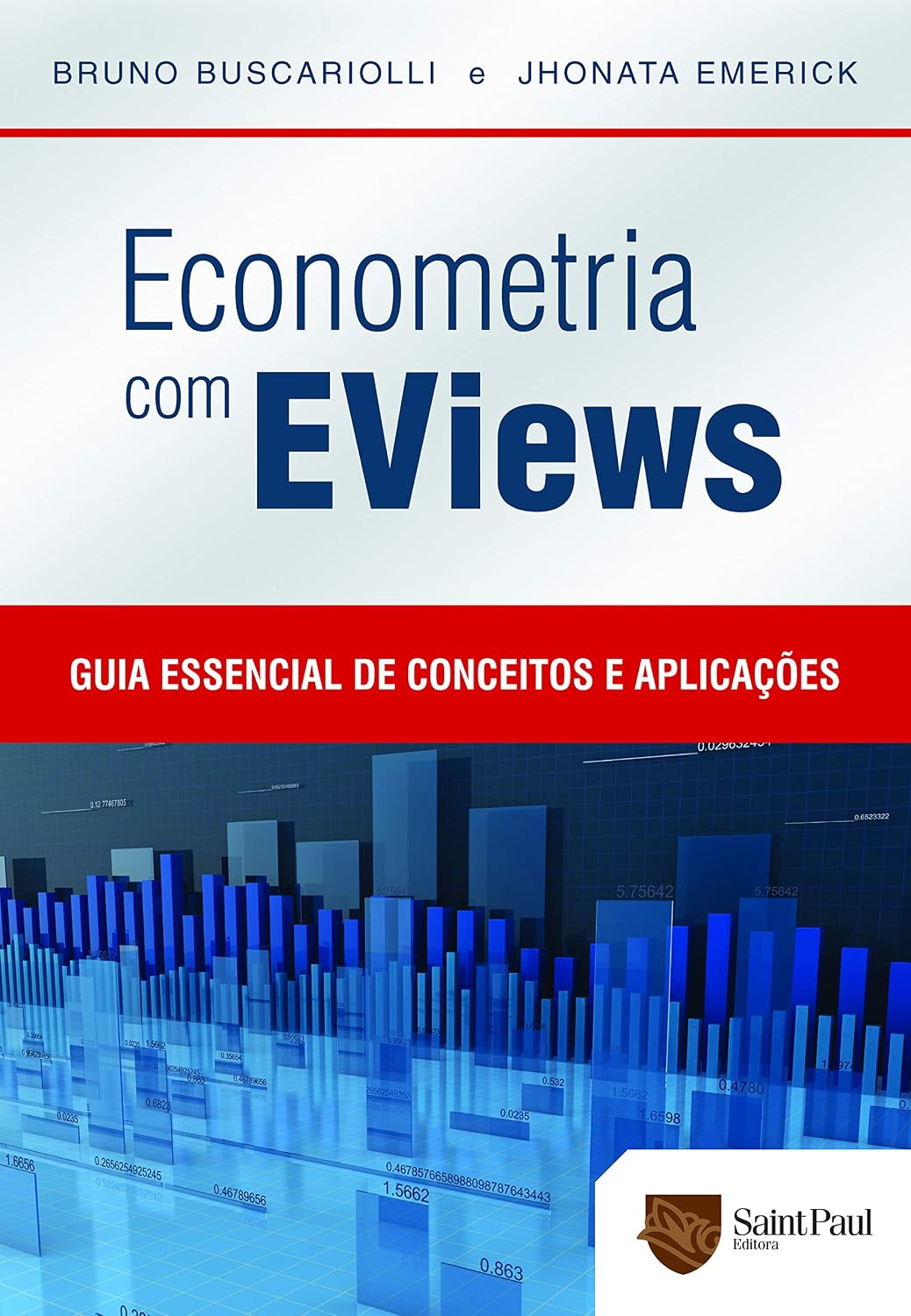 Capa do livro Econometria com EViews